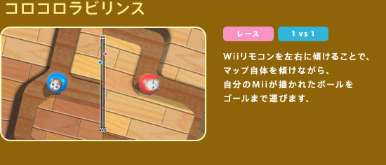 RRrX@WiiREɌX邱ƂŁA}bv̂XȂAMii`ꂽ{[S[܂ŉ^т܂B