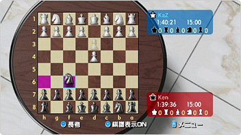 ゲーム画面:通信対局中