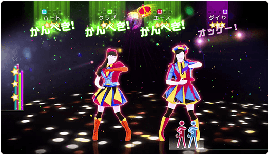 JUST DANCE Wii U バラエティ豊富な楽曲01