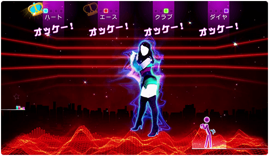 JUST DANCE Wii U バラエティ豊富な楽曲03
