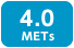 4.0METs