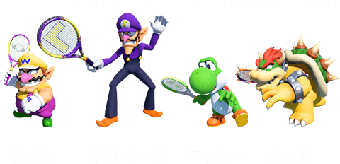 ワリオ ワルイージ ヨッシー クッパ