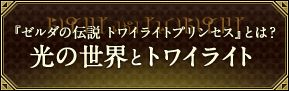 『ゼルダの伝説 トワイライトプリンセス』とは？ 光の世界とトワイライト