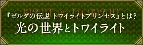 『ゼルダの伝説 トワイライトプリンセス』とは？ 光の世界とトワイライト